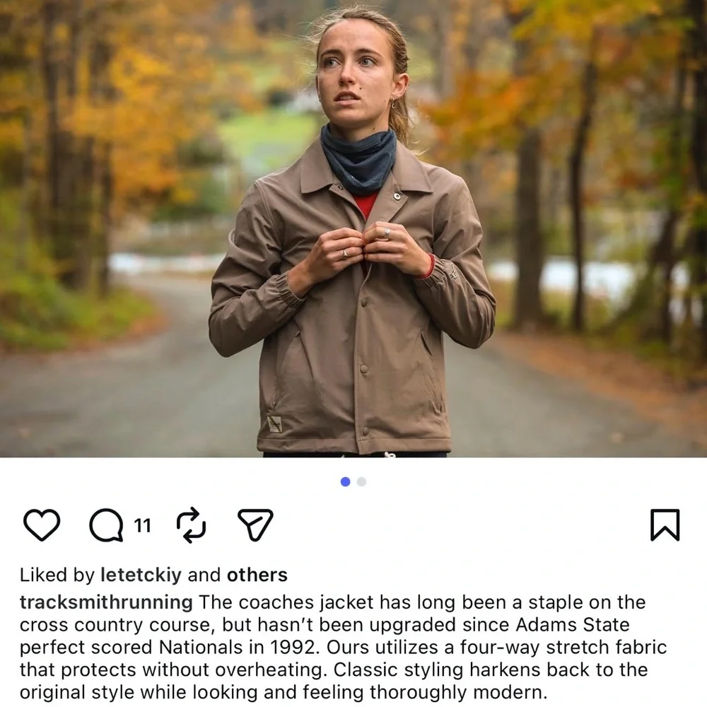 Tracksmith Women’s Navy Blue Coach’s Jacket - Picture 5 of 5